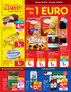 Netto Marken-Discount Prospekt - Angebote ab 27.07.