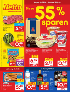 Netto Marken-Discount Prospekt - Angebote ab 10.08.