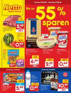 Netto Marken-Discount Prospekt - Angebote ab 10.08.