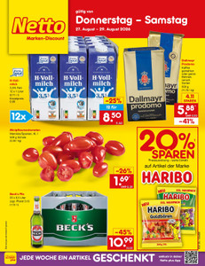 Netto Marken-Discount Prospekt - Angebote ab 24.08.