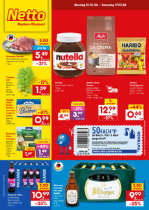 Netto Marken-Discount Prospekt - Angebote ab 12.10. - Seite 1