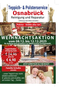 Cyryl Steinreinigung Prospekt - Teppich- Polsterreinigung