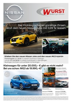 Autohaus Wurst Prospekt - Angebote ab 01.06.