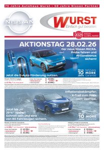 Autohaus Wurst Prospekt - Angebote ab 21.02.