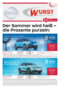 Autohaus Wurst Prospekt - Angebote ab 30.05.