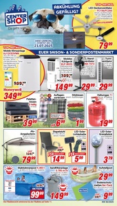 CENTERSHOP Prospekt - Angebote ab 21.07.