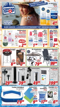 CENTERSHOP Prospekt - Angebote ab 04.08.