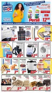 CENTERSHOP Prospekt - Angebote ab 06.10.