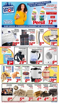 CENTERSHOP Prospekt - Angebote ab 06.10.