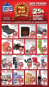 CENTERSHOP Prospekt - Angebote ab 08.11.