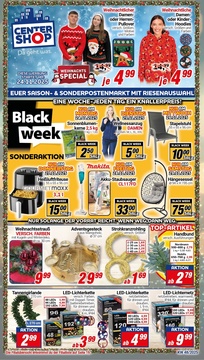 CENTERSHOP Prospekt - Black week - Seite 1