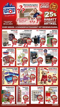 CENTERSHOP Prospekt - Angebote ab 08.12. - Seite 1