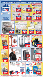 CENTERSHOP Prospekt - Angebote ab 03.01.