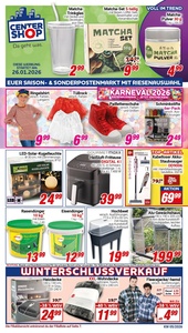 CENTERSHOP Prospekt - Angebote ab 26.01.