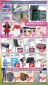 CENTERSHOP Prospekt - Angebote ab 31.01.