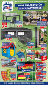 CENTERSHOP Prospekt - Angebote ab 18.05.