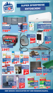 CENTERSHOP Prospekt - Angebote ab 25.07.
