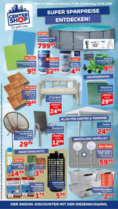 CENTERSHOP Prospekt - Angebote ab 03.08.