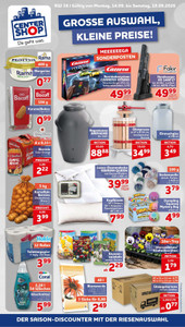 CENTERSHOP Prospekt - Angebote ab 14.09.