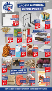 CENTERSHOP Prospekt - Angebote ab 21.09.