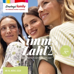 Ernsting's family Prospekt - Nimm3 Zahl2