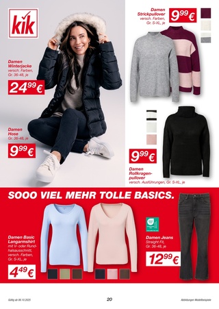 Vorschau des Kik Prospekts - Modetrends, Seite 20