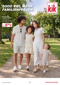 Kik Prospekt - Sooo viel mehr Familienfreude.