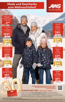 AWG Mode Prospekt - Mode und Geschenke zum Weihnachtsfest! - Seite 1