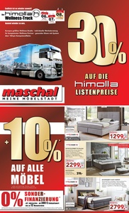 Maschal Möbel Prospekt - Der Himmolla Wellness-Truck