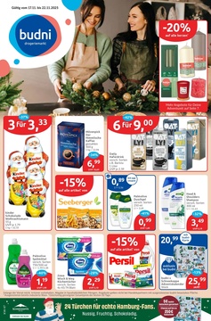 BUDNI Prospekt - Angebote ab 17.11. - Seite 1