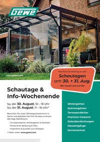 GEWE Prospekt - Angebote ab 16.08.