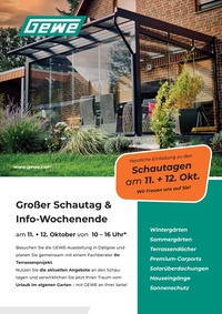 GEWE Prospekt - Angebote ab 08.10.