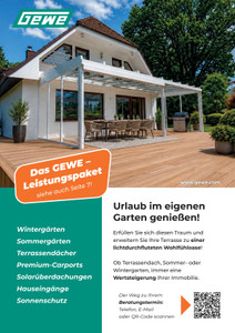 GEWE Selecta Fenster- und Rolladenfabrik Prospekt - Angebote ab 03.09.