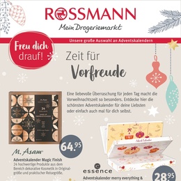 Rossmann Prospekt - Adventskalender