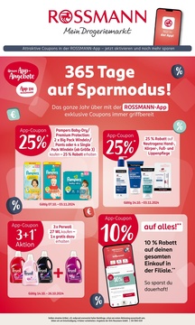 Rossmann Prospekt - 365 Tage auf Sparmodus!