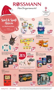 Rossmann Prospekt - Spiel & Spaß Aktion zu Weihnachten