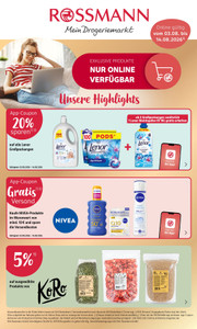 Rossmann Prospekt - Online-Angebote