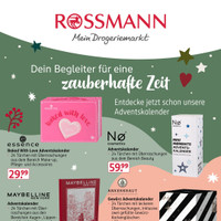 Rossmann Prospekt - Die schönsten Adventskalender für Klein und Groß Angebote
