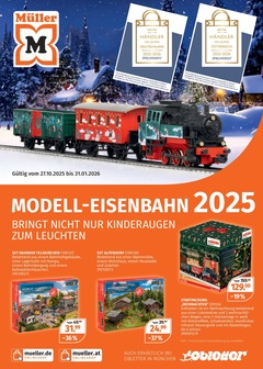 Müller Prospekt - Modell-Eisenbahn 2025 - Seite 1