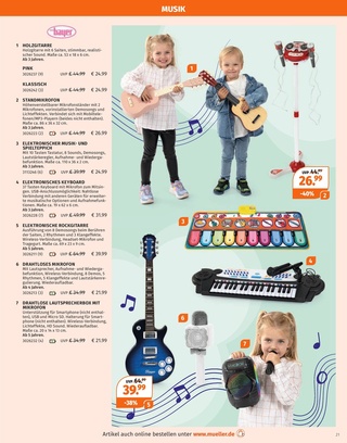 Vorschau des Müller Prospekts - Kindermode & Spielzeug, Seite 21