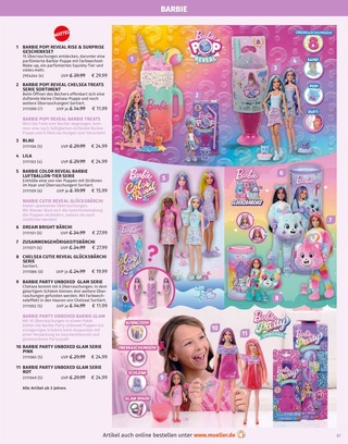 Vorschau des Müller Prospekts - Angebote für die Silvester-Party, Seite 67