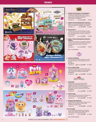 Vorschau des Müller Prospekts - Kindermode & Spielzeug, Seite 78