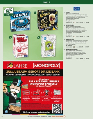 Vorschau des Müller Prospekts - Kindermode & Spielzeug, Seite 174