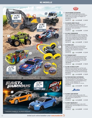 Vorschau des Müller Prospekts - Kindermode & Spielzeug, Seite 216