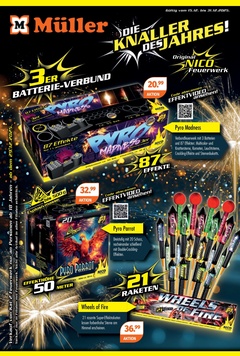 Müller Prospekt - Feuerwerk 2025 - Seite 1