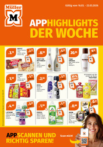 Müller Prospekt - App-Highlights
