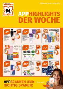 Müller Prospekt - App-Highlights de Woche
