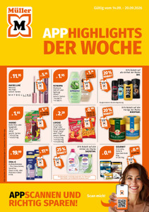 Müller Prospekt - App Highlights der Woche