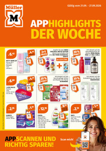 Müller Prospekt - App Highlights der Woche
