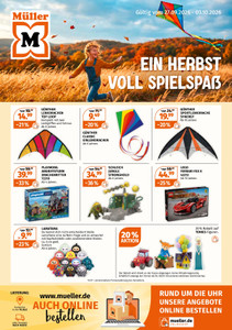 Müller Prospekt - Ein Herbst voller Spielspaß
